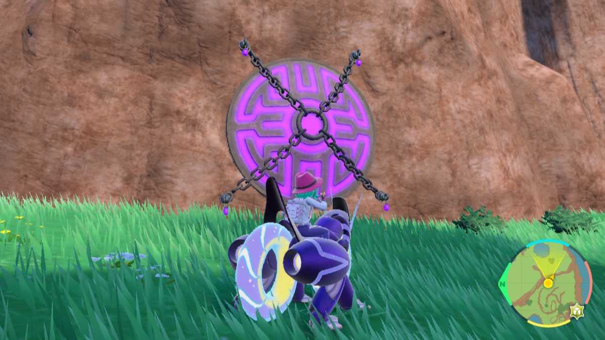 Pokemon SV Purple vault door