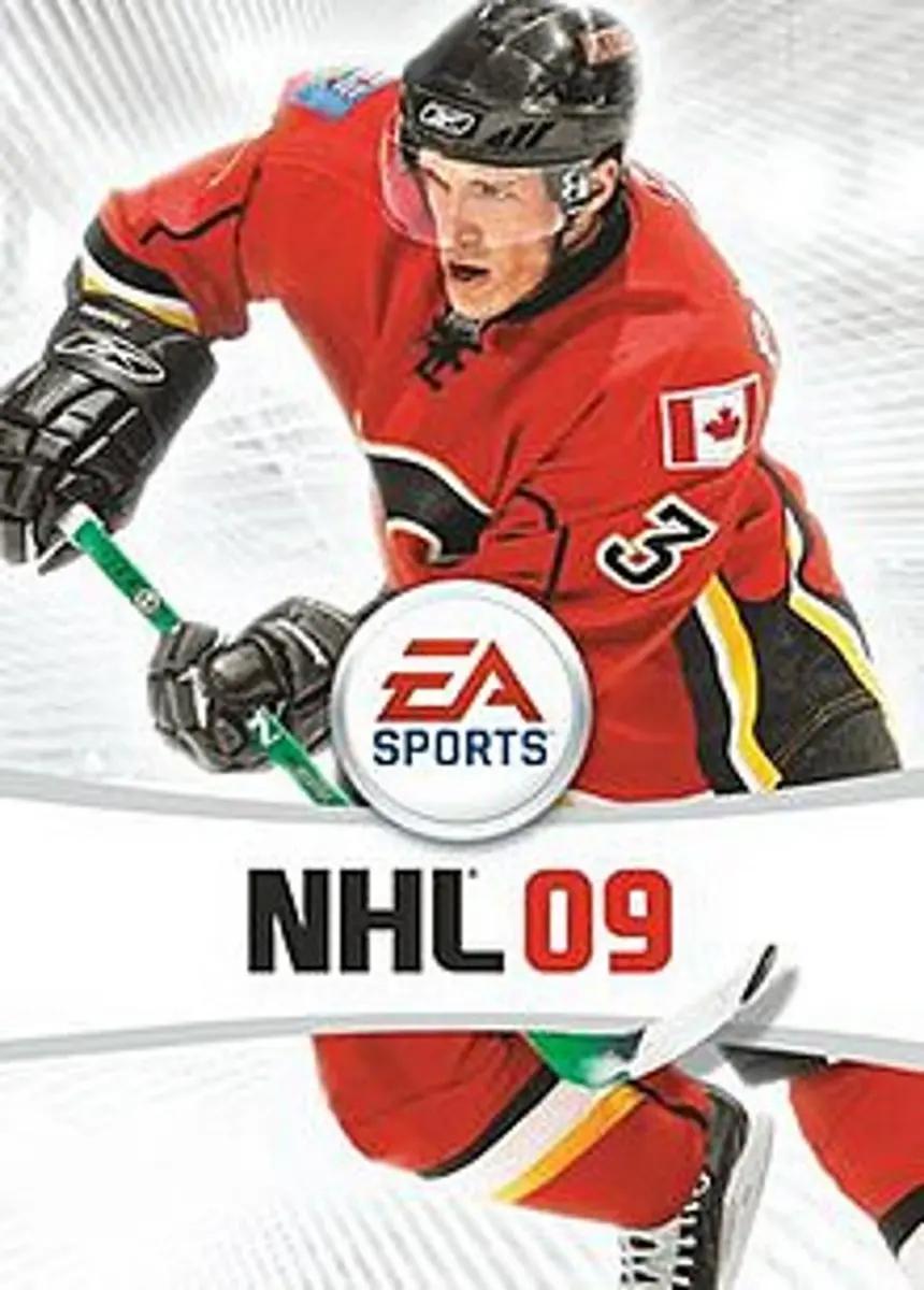 Dion Phaneuf on the NHL 2009 cover.