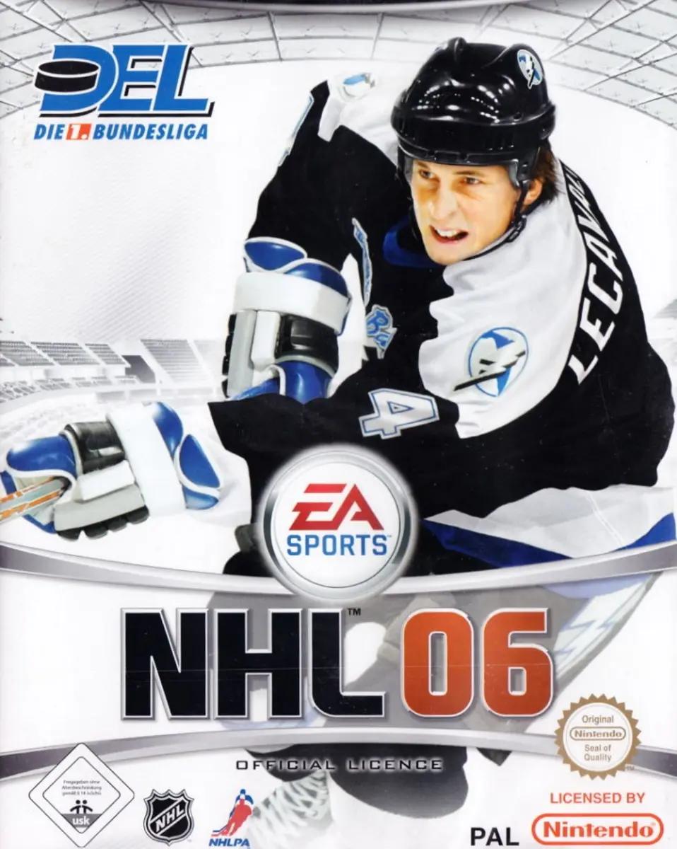 Vincent Lecavalier on the NHL 2006 cover.
