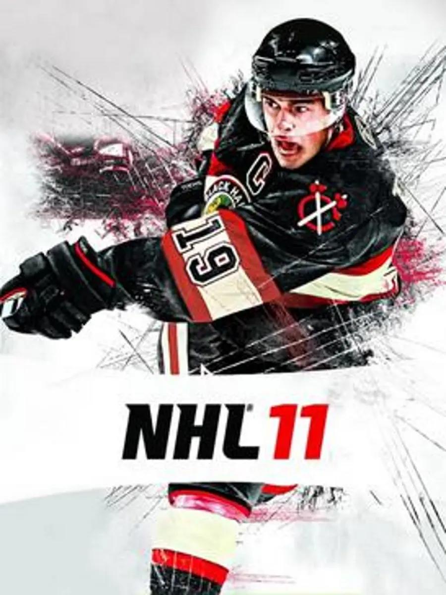 Jonathan Toews on the NHL 11 cover.