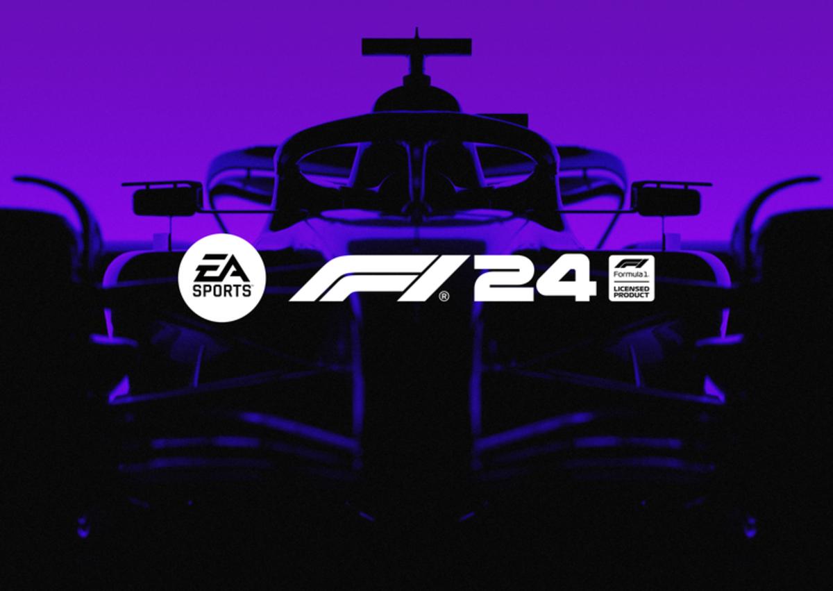 F1 24 cover art showing a race car.