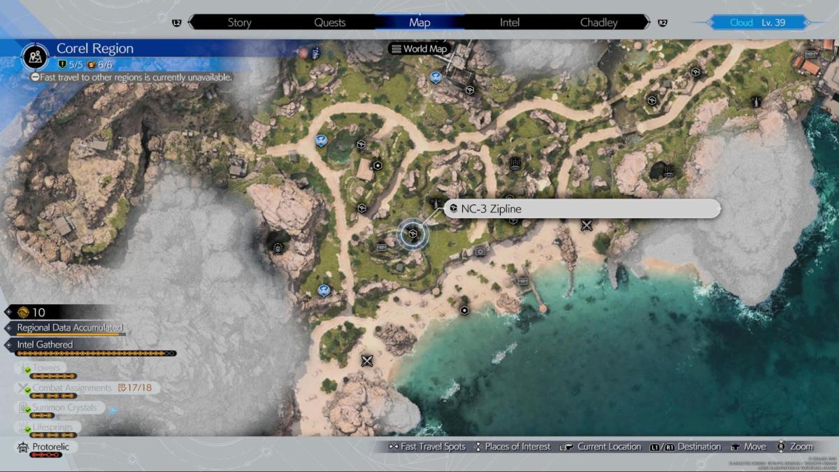 NC-3 Zipline materials location - Final Fantasy 7 Rebirth