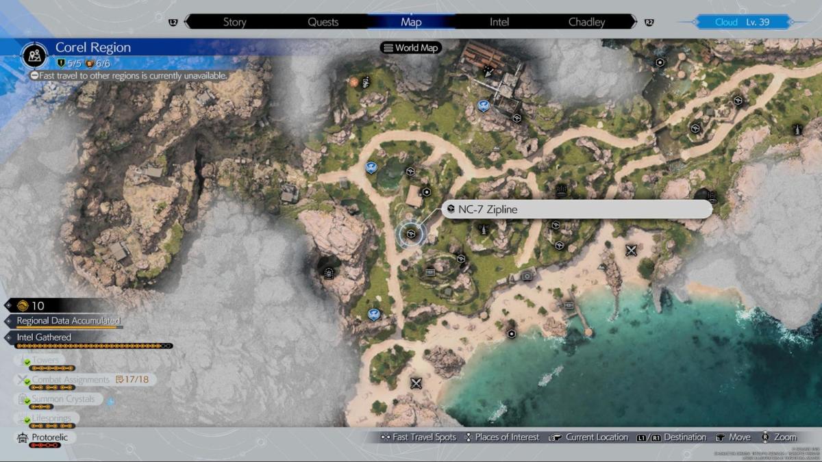 NC-7 Zipline materials location - Final Fantasy 7 Rebirth
