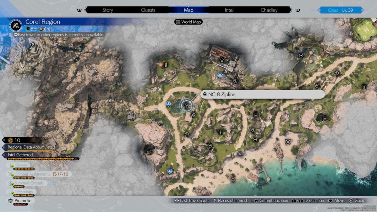 NC-7 Zipline materials location - Final Fantasy 7 Rebirth