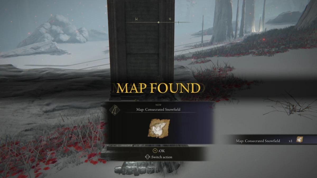 Elden Ring Consecrated Snowfield Map