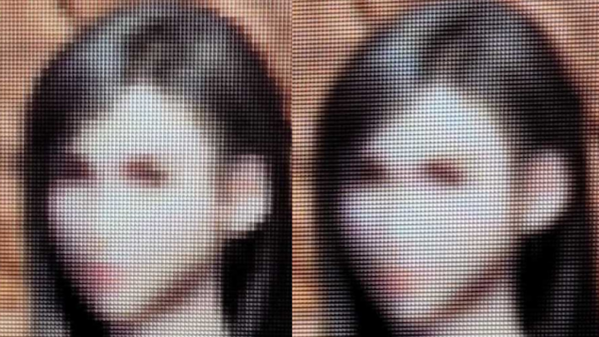 A before and after image showing the effects of changing Final Fantasy 7 Rebirth's performance mode output, with Tifa Lockheart looked pixelated on the left and smooth on the right