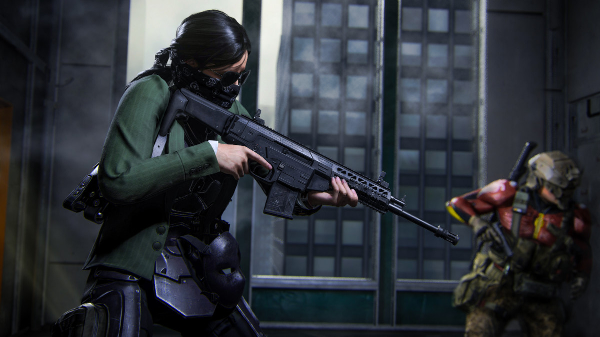 Call of Duty Modern Warfare 3 screenshot showing the SOA Subverter Battle Rifle.