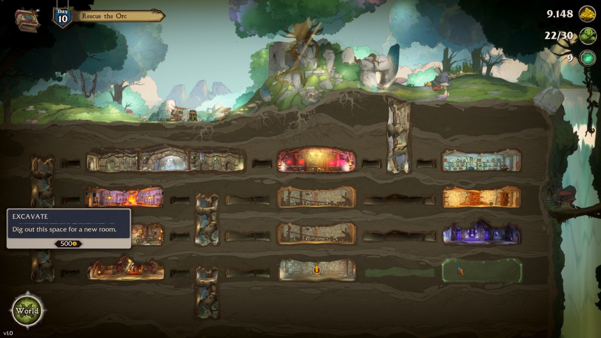 Goblin Stone screenshot of a goblin lair.
