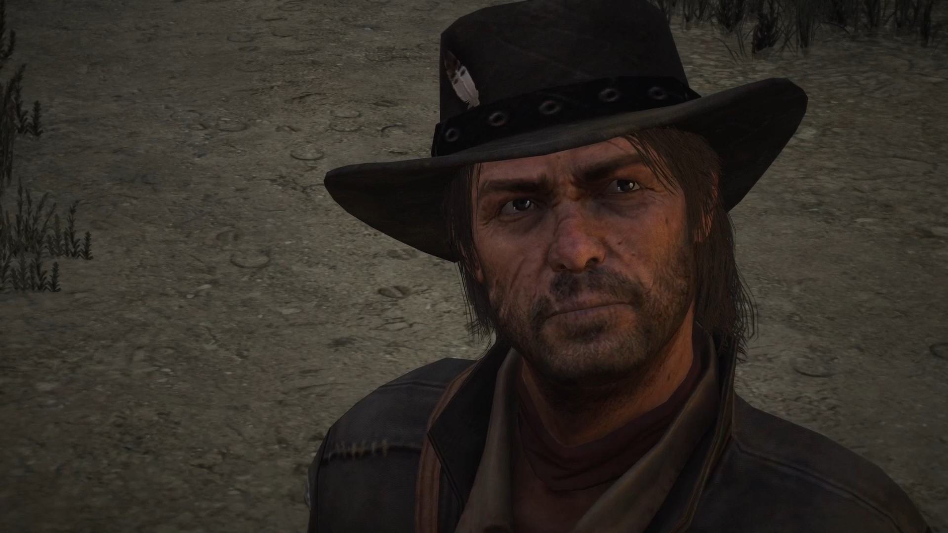 John Marston in a Red Dead Redemption video game screenshot