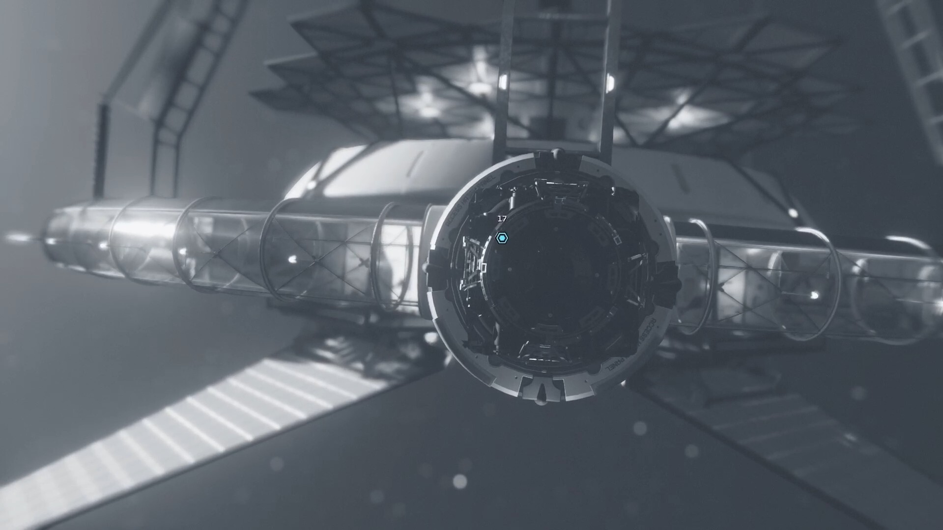 A close up look at the docking cutscene in Starfield. 