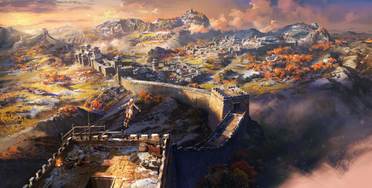 Assassin's Creed Jade artwork great wall of China