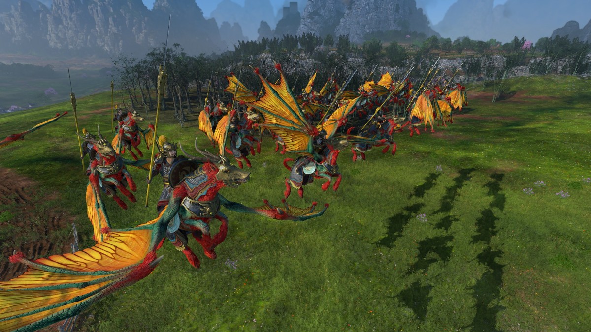 Total War: Warhammer 3 Great Longma Riders.