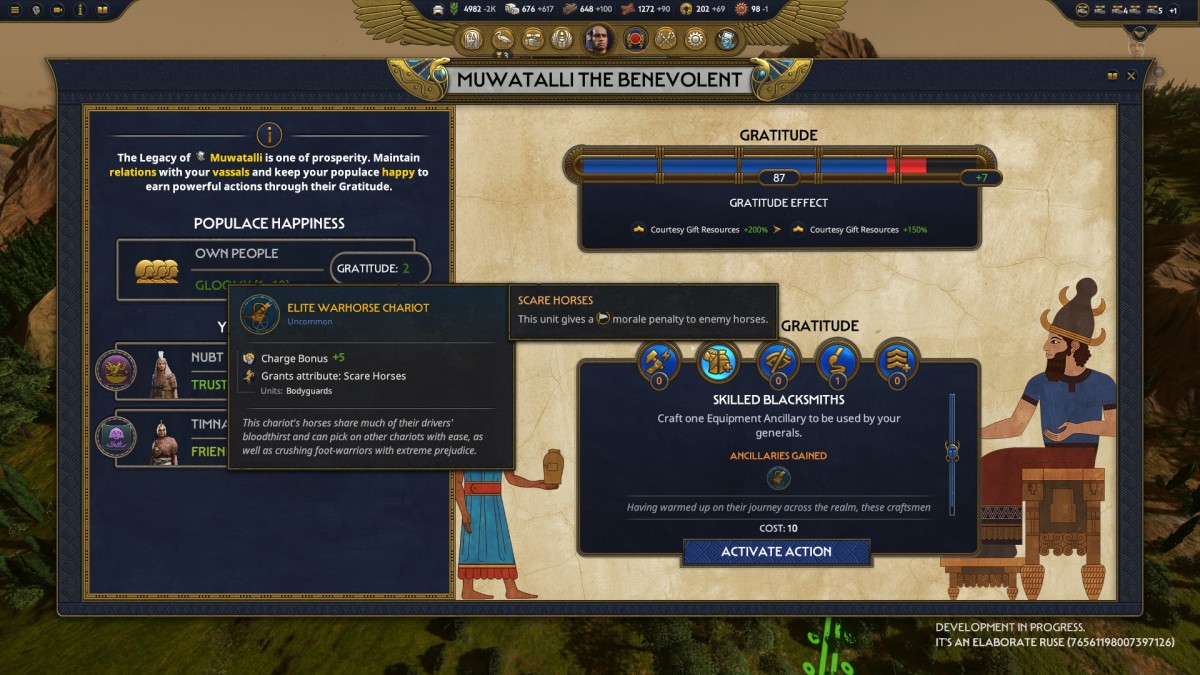 Total War: Pharaoh Legacy of Muwatalli screenshot.