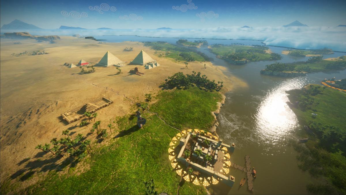 Total War: Pharaoh Pyramids on the Nile.