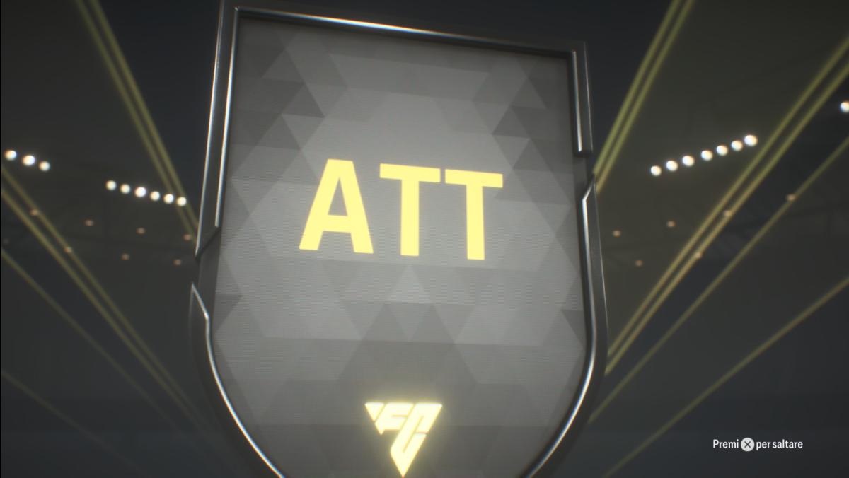 EA FC 24 pack opening animation for TOTW.
