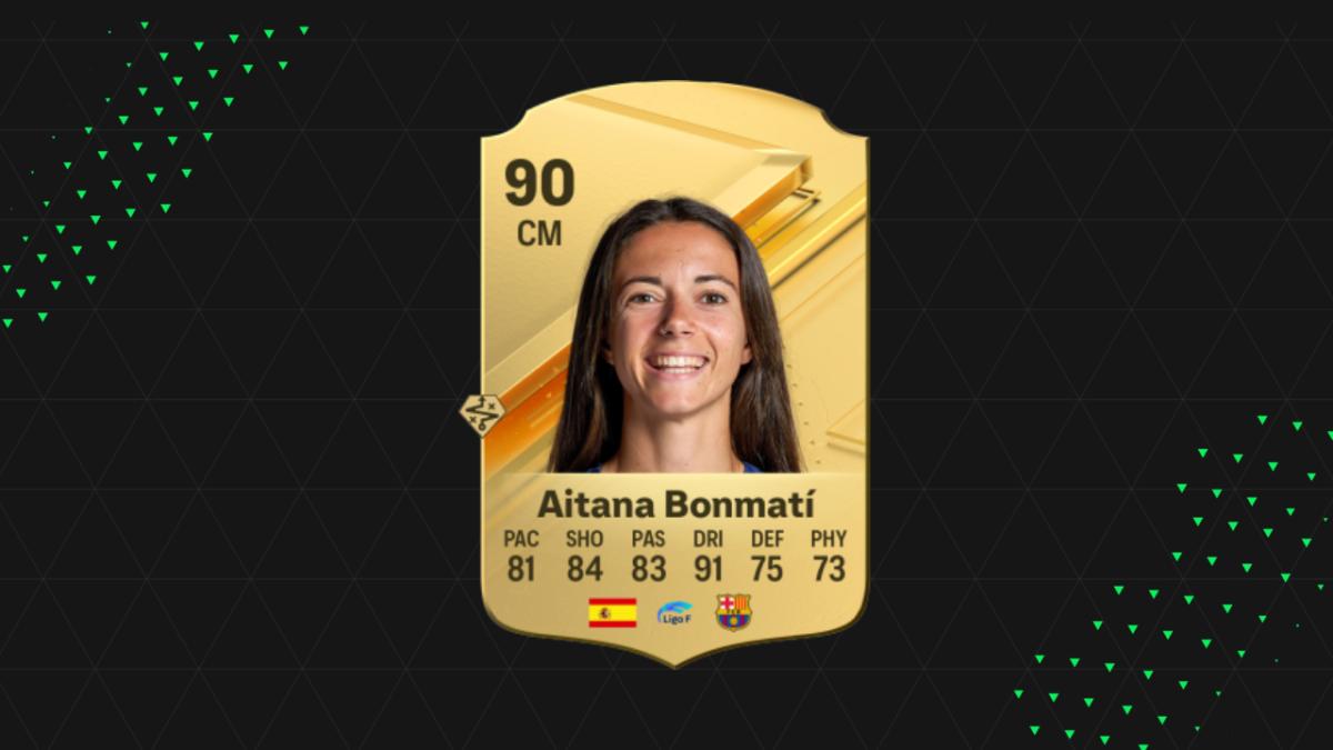 Aitana Bonmati Ultimate Team card in EA FC 24