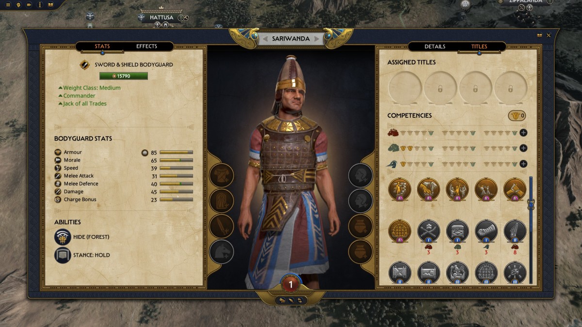 Total War: Pharaoh Tudhaliya Ancient Legacy screen.