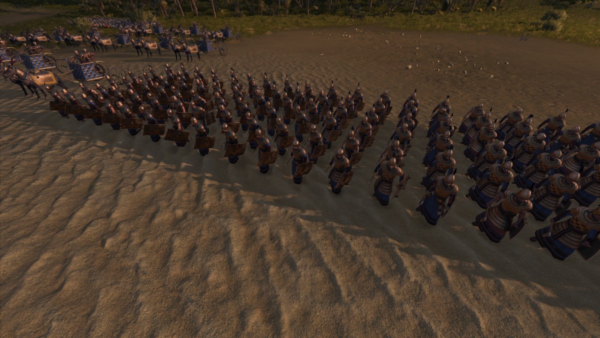 Total War: Pharaoh screenshot of Maryannu of the King.
