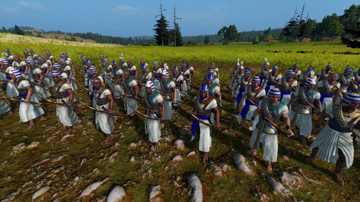 Total War: Pharaoh screenshot of Royal Archers.