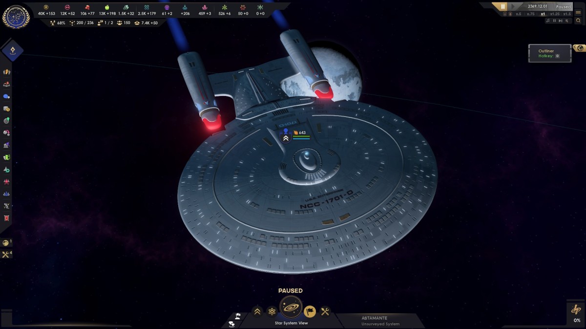 Star Trek: Infinite USS Enterprise-D.