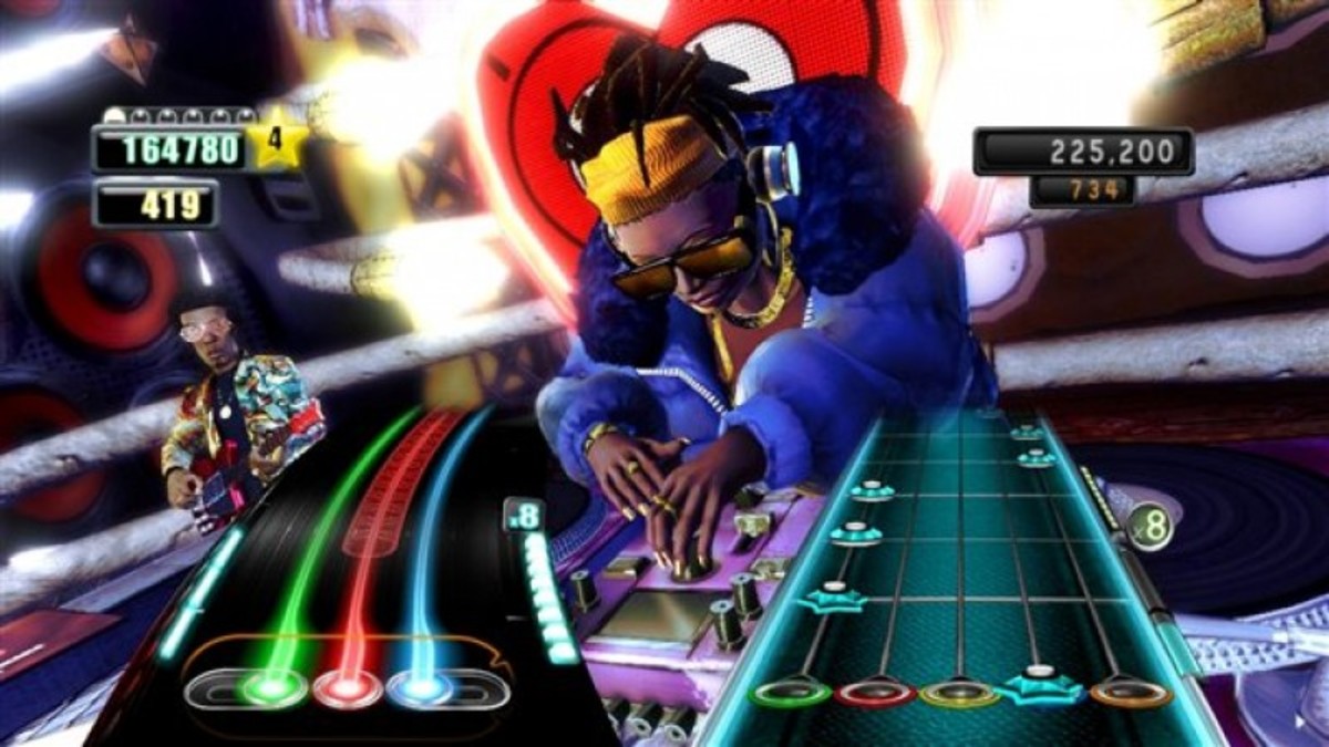 It wasn't quite mixing, but DJ Hero sold the fantasy. 