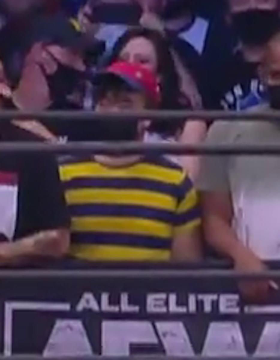 AEW fan dressed as Ness