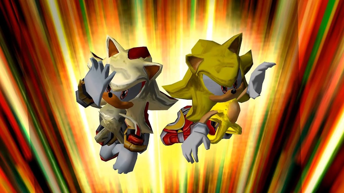 Sonic Adventure 2 Super Shadow and Super Sonic