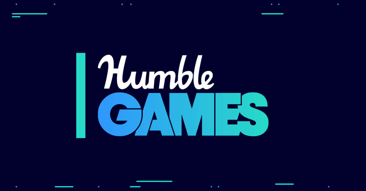 Humble Games logo on a dark blue field.