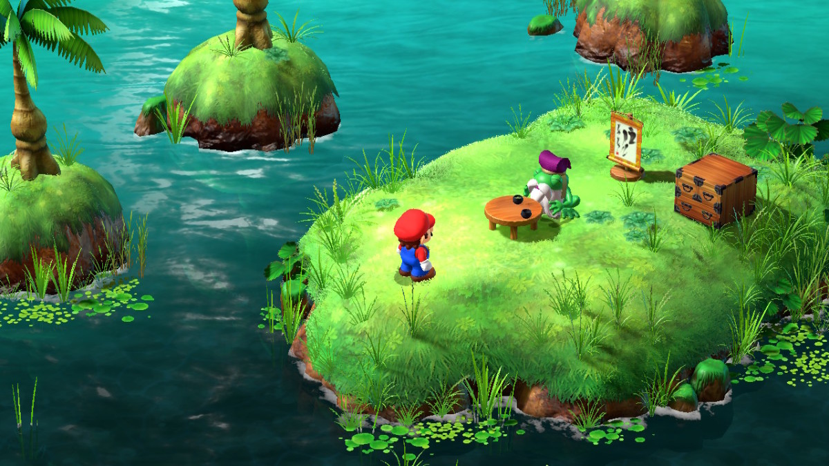 The Frog Sage in Super Mario RPG