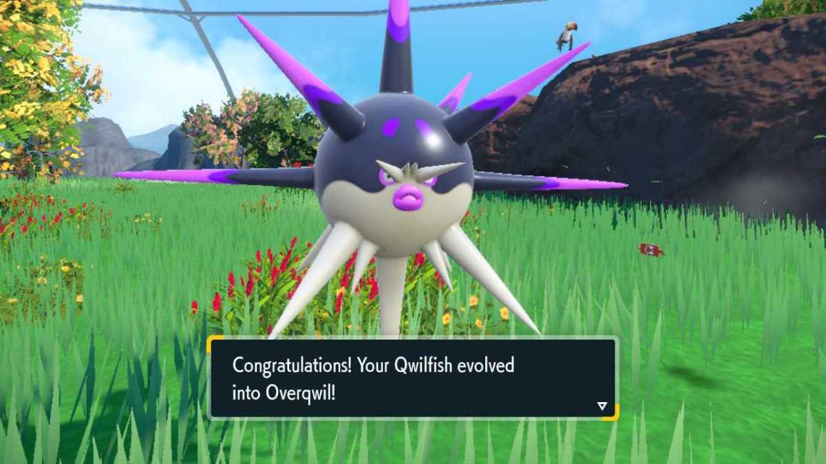 An Overqwil in The Indigo Disk, Pokémon Scarlet & Violet's DLC