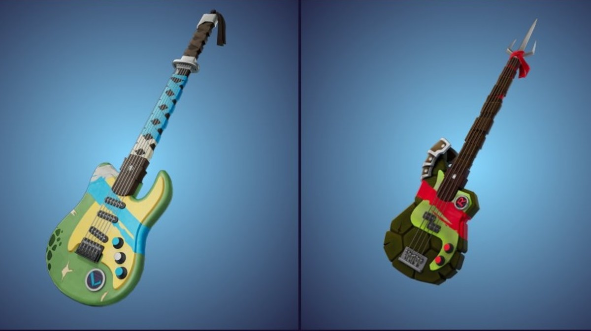 Fortnite TMNT guitars