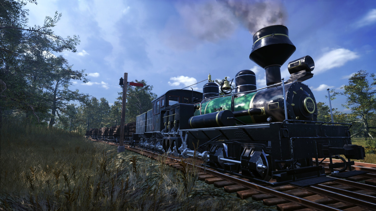 Railway Empire 2 screenshot showing a locomotive.