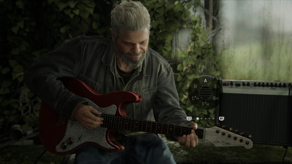 The Last of Us Part 2 guitar minigame