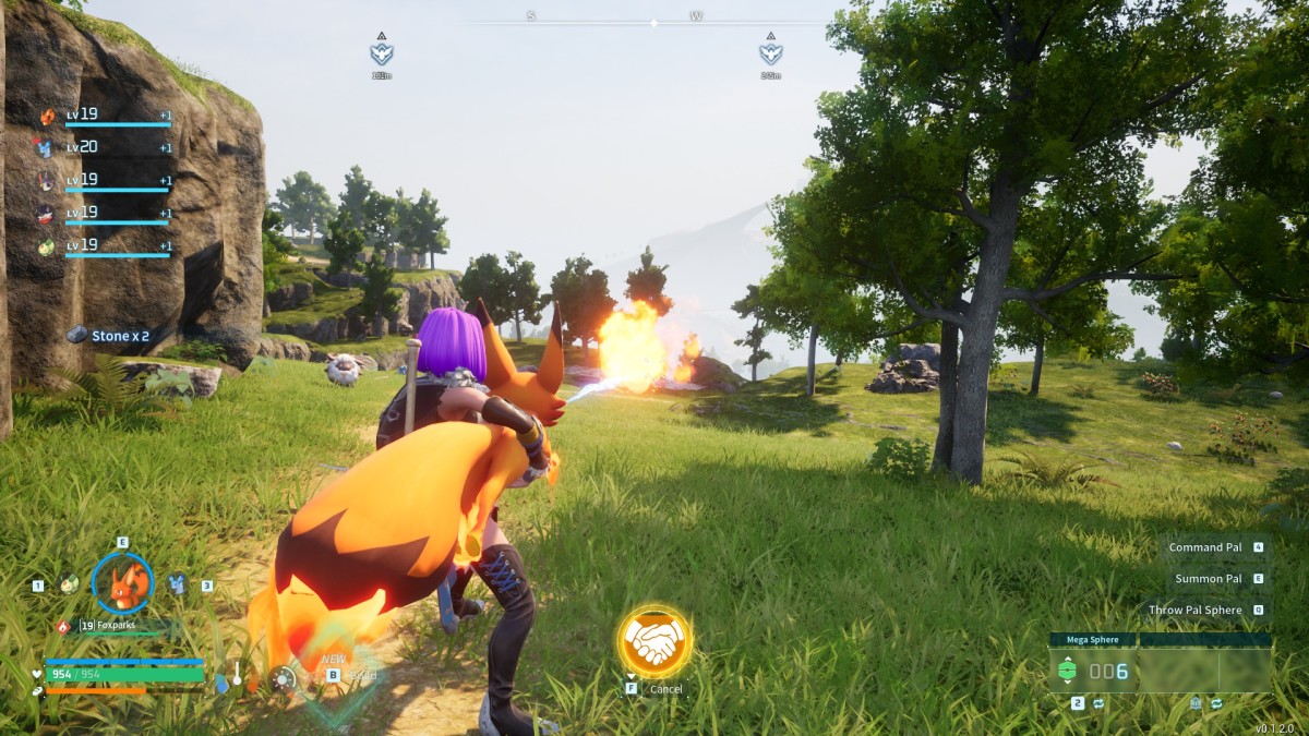Palworld Foxparks Flamethrower