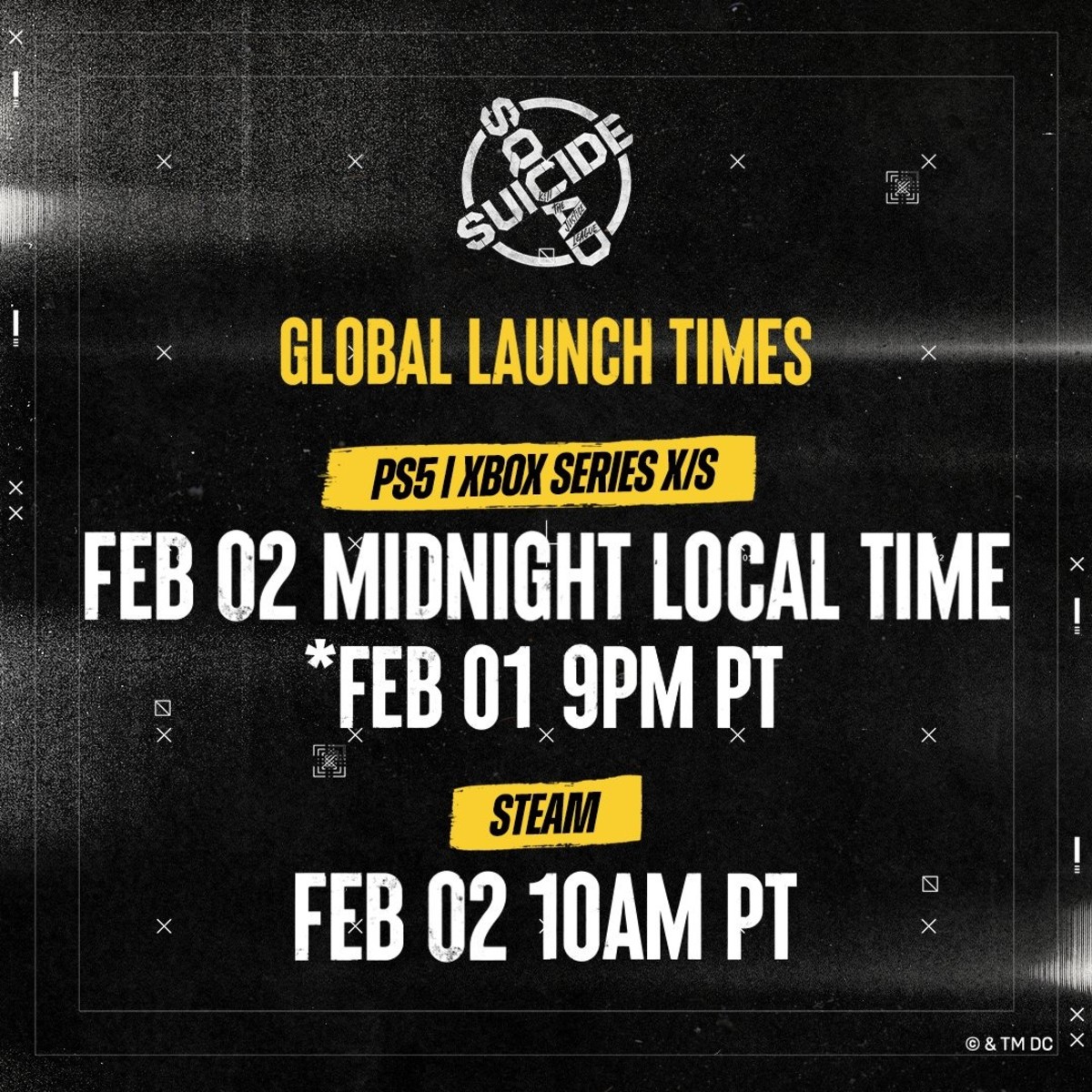 Global launch times.